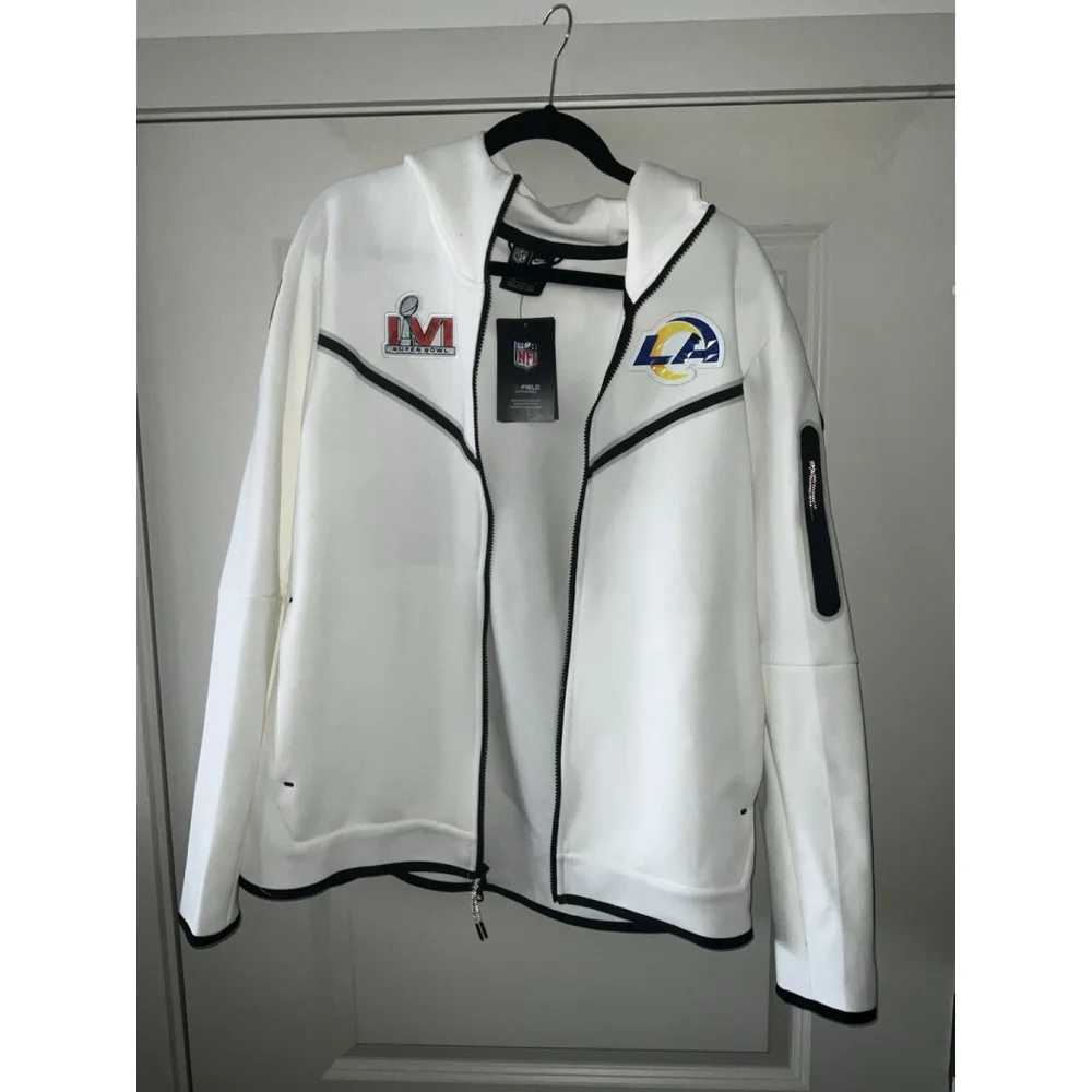 Los Angeles Rams Nike Super Bowl LVI Bound Diamond Collection Full-Zip Jacket